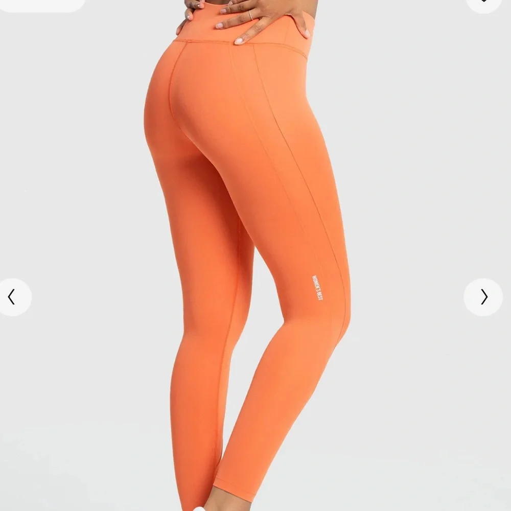 Women’s Best Hold High Waisted Leggings Burnt Orange Size Small